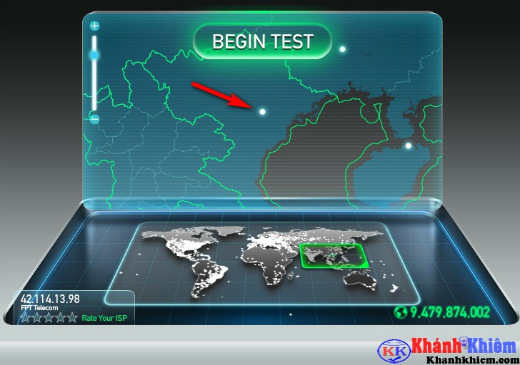 Cách kiểm tra tốc độ mạng Internet trên Speedtest