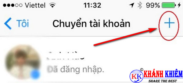 cách đăng xuất Messenger trên iphone để chuyển tài khoản 04