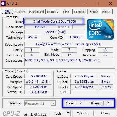  Cách kiểm tra cấu hình máy tính với phần mềm CPU-Z 001