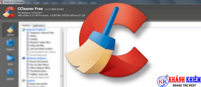 ccleaner - phần mềm dọn dẹp file hệ thống